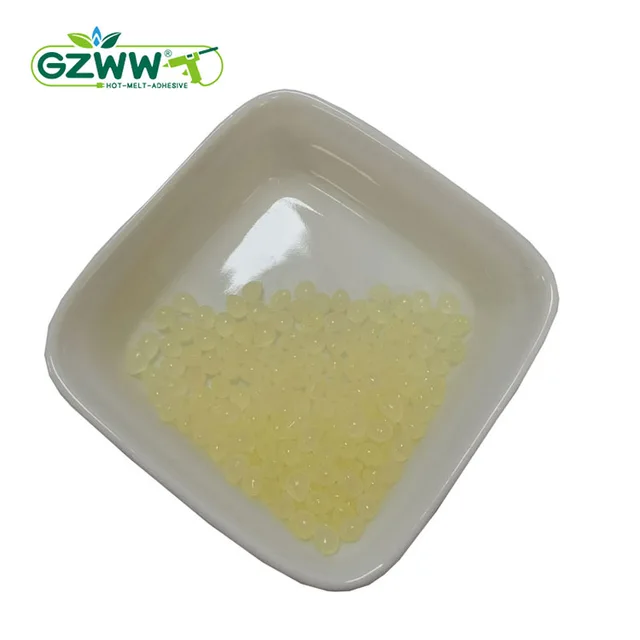 Yellow carton hot melt glue granules