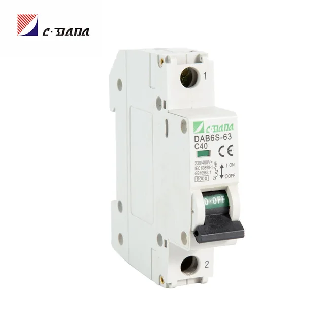 MCB DAB6-63 1P Miniature Circuit breaker 4.5KA 6KA