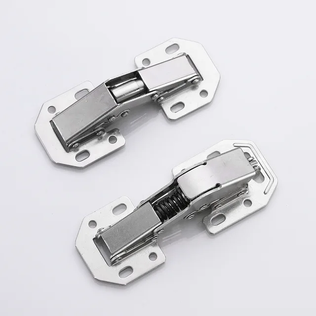 Iron with plating/stainless steel frog type cabinet hinge