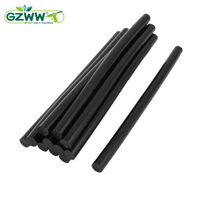 Black hot melt glue stick
