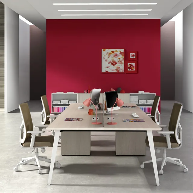 4 Person Modular Office Workstations