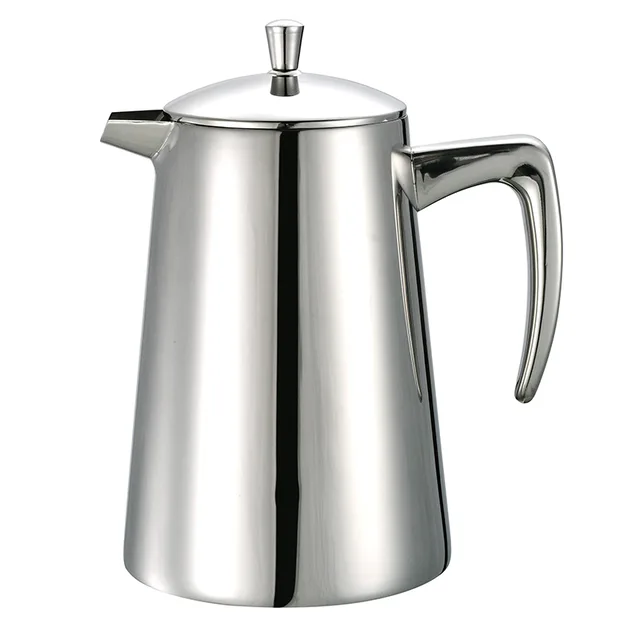 Stainless steeel double wall insulated coffee maker french press coffee plunger cafetiere