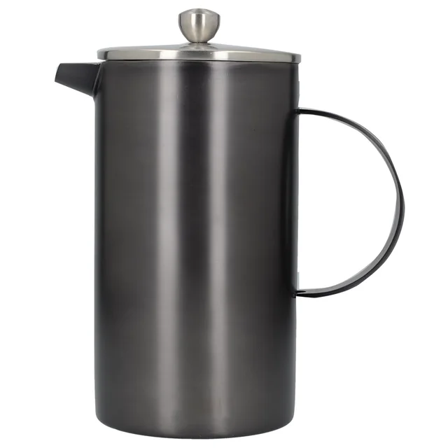 Stainless steel double wall insulated coffee maker french press coffee plunger cafetiere