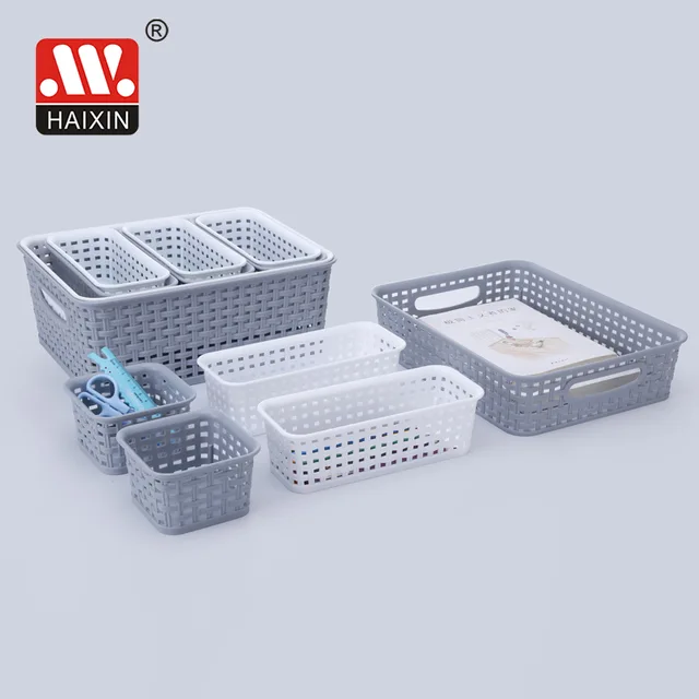@ Plastic Storage Baskets - Small Pantry Organization and Storage Bins