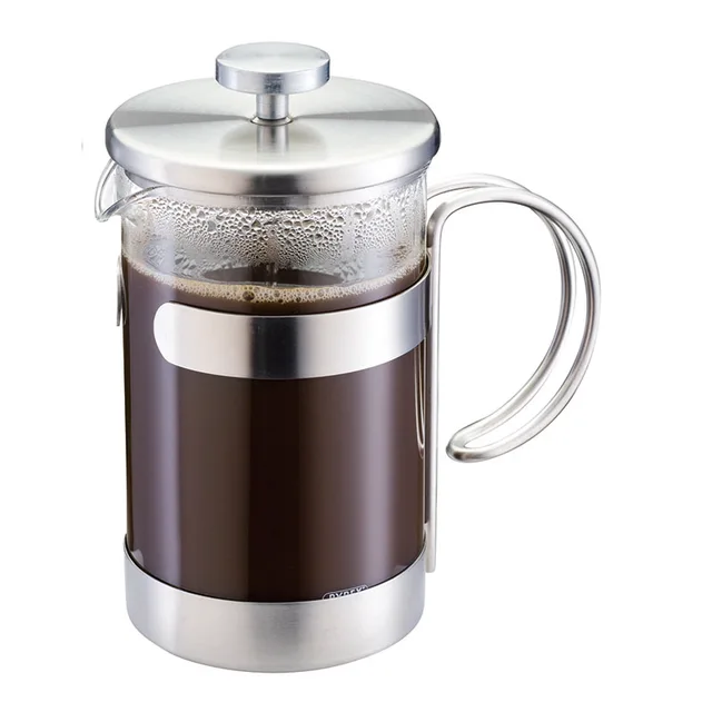 French press coffee tea maker coffee pot heat resistant borosilicate glass coffee plunger cafetiere