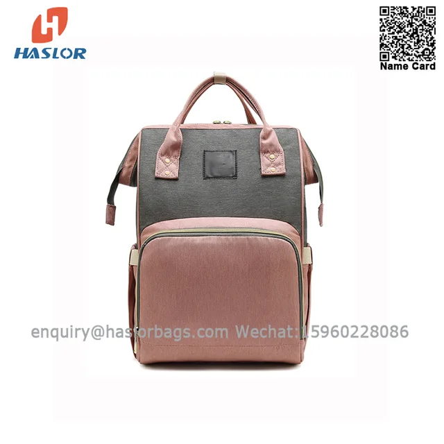 009#A diaper backpack Mummy bag large capacity