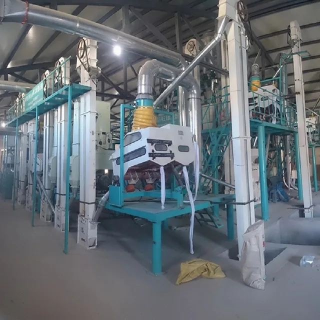 50TPD Complete Corn/Maize Grinding Machine Maize Grinding Mill Plant