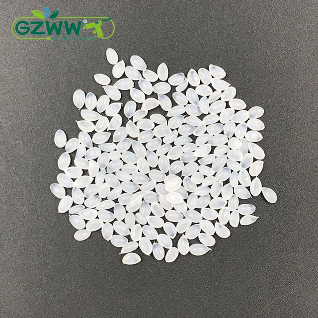 Low odor white air filter hot melt glue granules