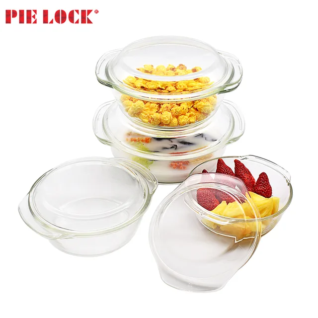 Large clear transparent Cookware sets Borosilicate Glass Casseroles borosilicate glass pot glass cookware