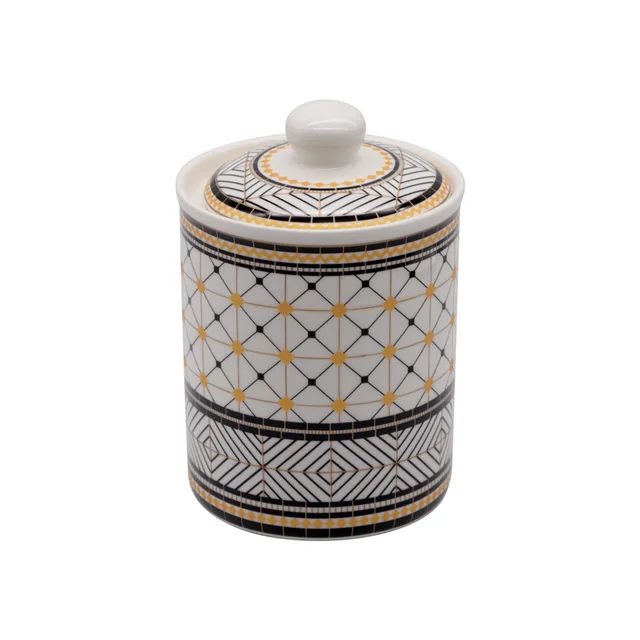 ZH-1966 gold design gridding canister large 700cc