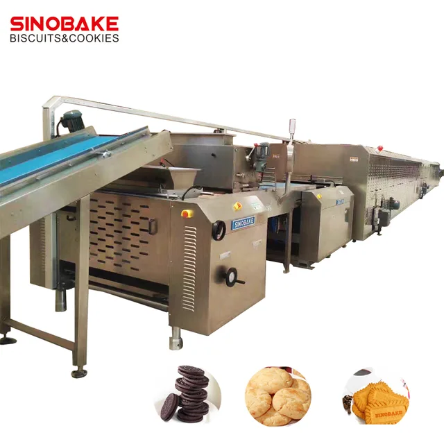 Soft biscuit production lines/Sinobake soft & hard biscuit production line/biscuit machine/biscuit plant/biscuit making machine