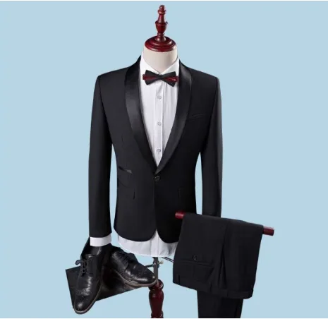 Wholesale Custom 3 Piece Wedding Suit Slim Fit Men's Fashion Business Suit