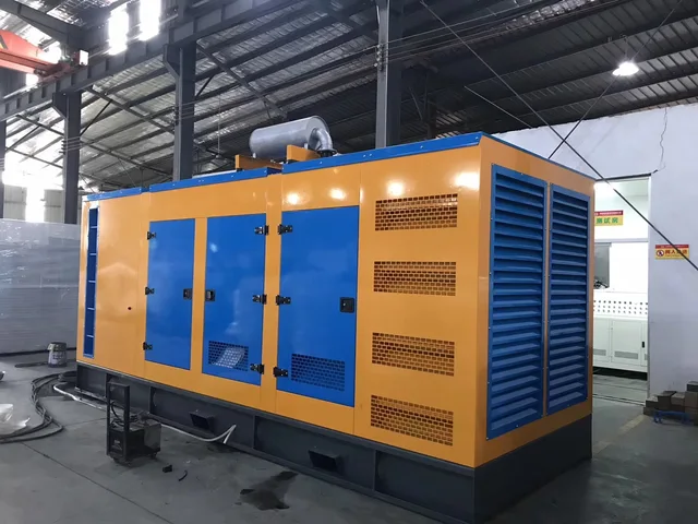 1000kva diesel generator set power plant