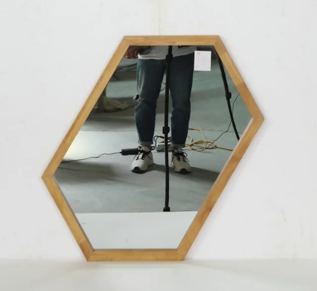 Solid wood framed mirror