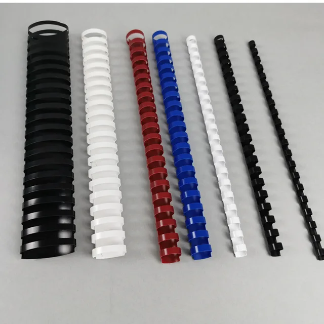 PVC binding comb 21rings black 8MM