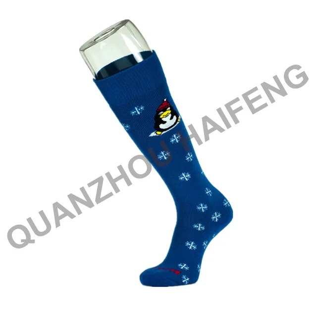 Merino wool ski socks for kids