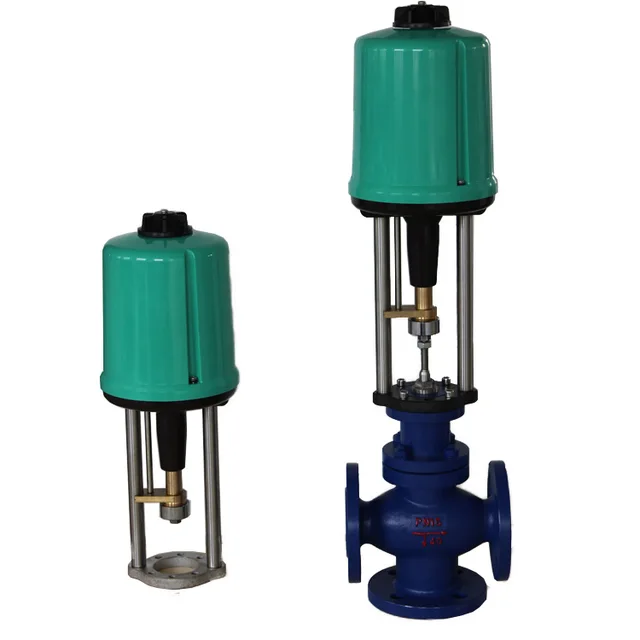150lb ansi single-seat electric flow control valve