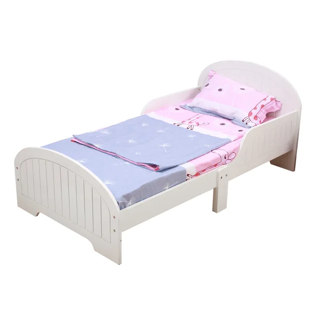 Wooden White Junior Bed For 140*70cm Mattress