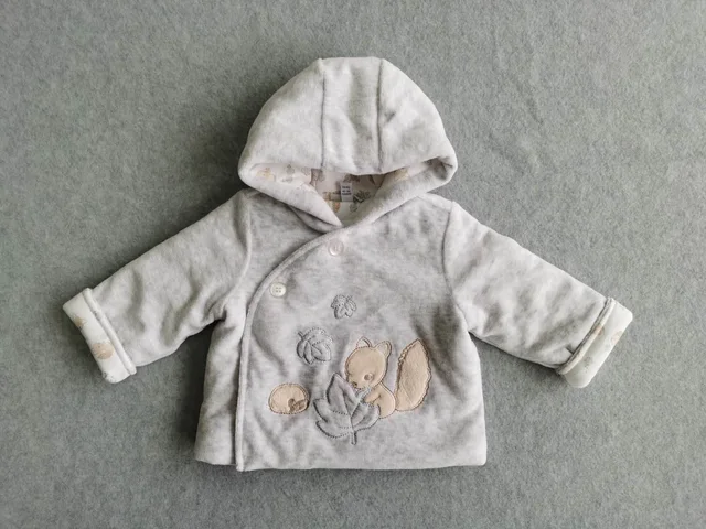 Baby jacket with hat
