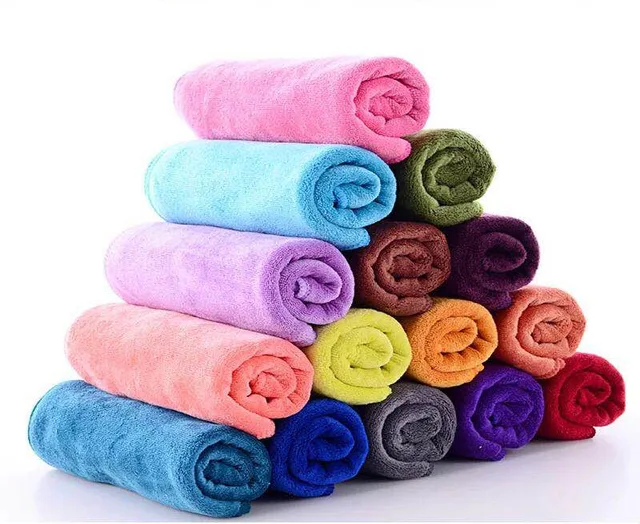 Soft polished cleaning towel
