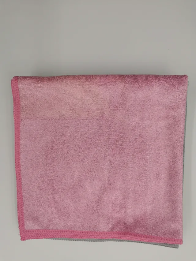 Bright silk microfiber towel