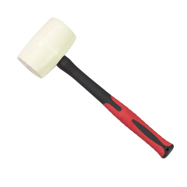 Industrial rubber mallet with TRP handle
