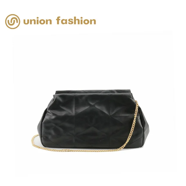 UNION FASHION women clutch bag with contrast color design(UBA422760)