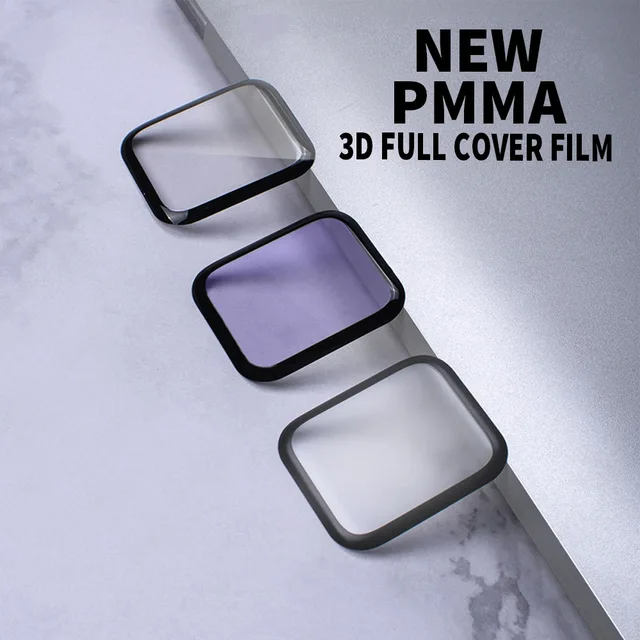 Pmma flexible films for iwatch protector anti-broken anti-shock