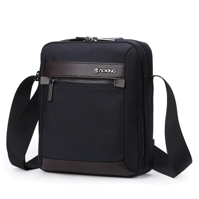 Aoking Men Anti-theft Adjustable Crossbody Bag