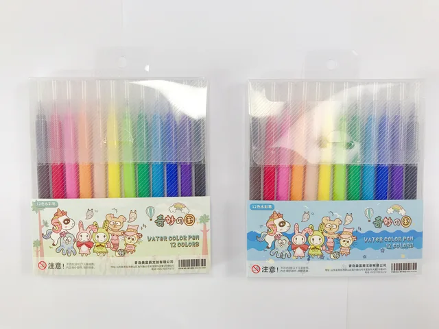 Water color pen, 12 colors
