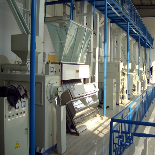 50-200Ton/day Complete Set Rice Processing Plant