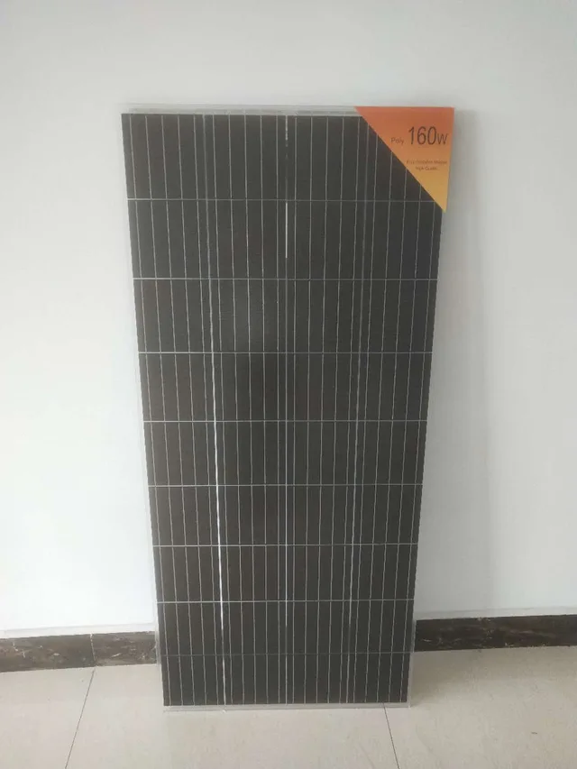 HUIDA transparent backplane poly crystal 160W solar panel solar module factory Suitable for the environment that needs light transmission