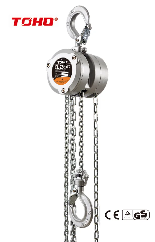 Mini chain hoist Aluminum 250kg and 500kg