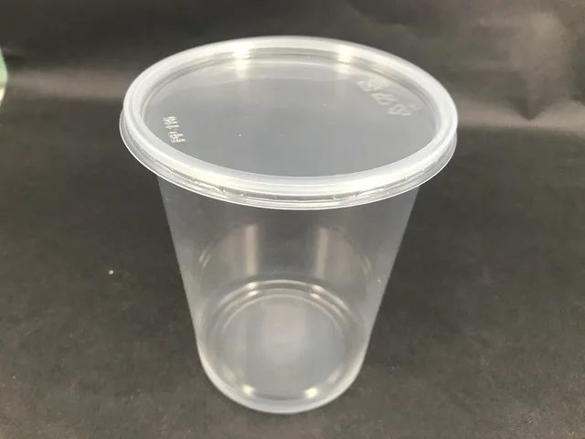Disposable PP food container with lid