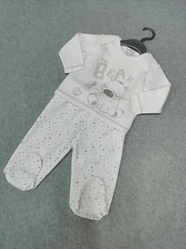 180g 100% cotton interlock baby set