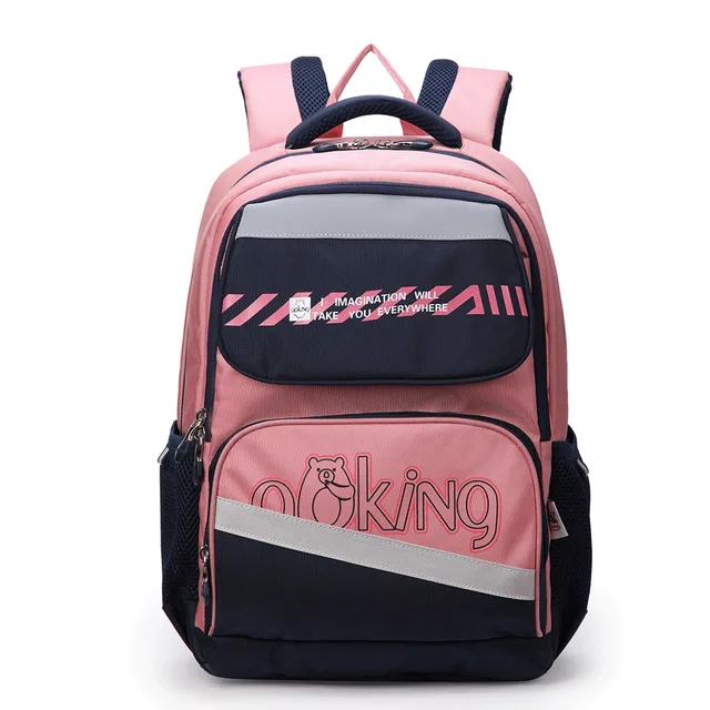 Aoking Kids Ergonomic School Backpack with Reflective Strip