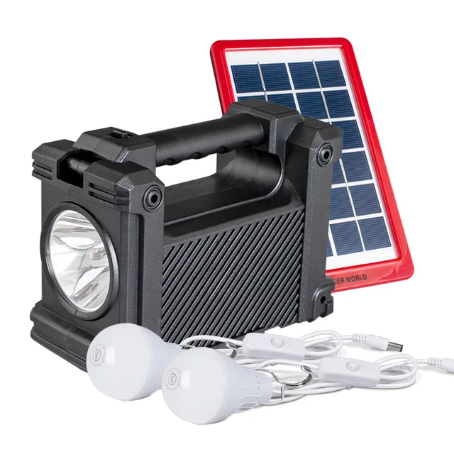 HUYU SE06 solar power mobile lighting system for outdoor camping