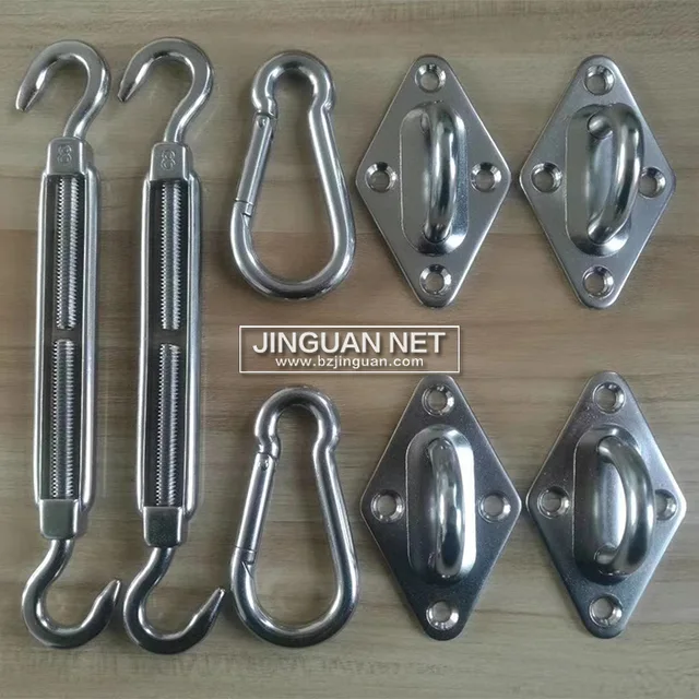 Shade sail hardware kit