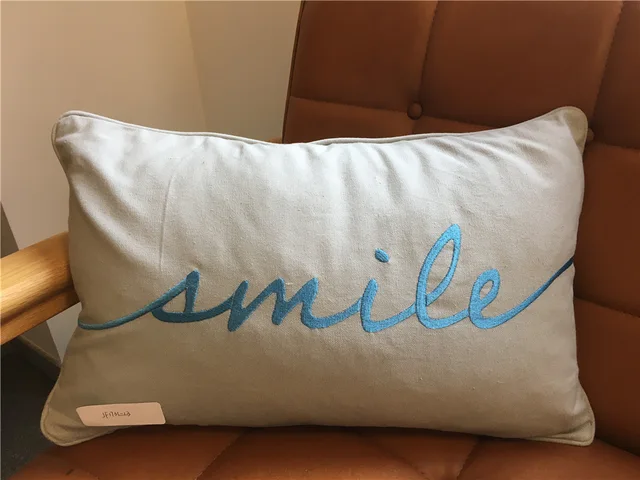 An Embroidered cushion (pillow)