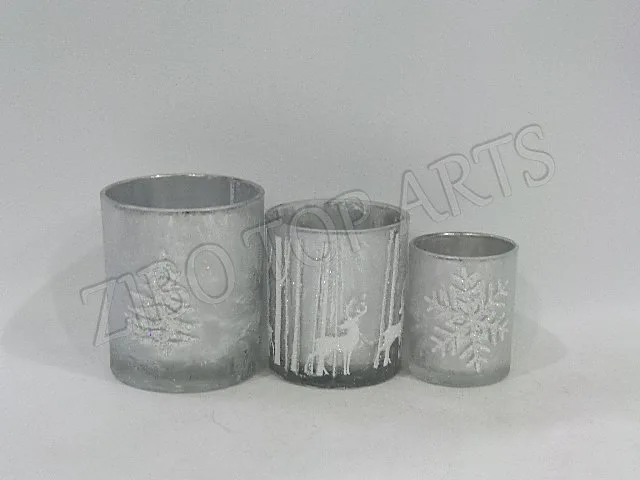 Glass Candle Holder