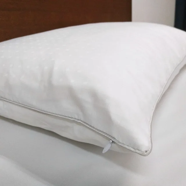 Latticed dobby style 100% cotton fabric waterproof pillow protector