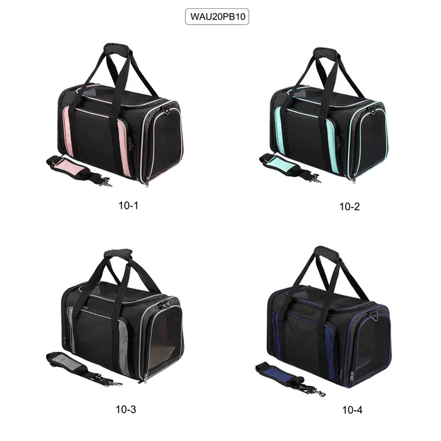 New developed arrival two door sides double expandable pet carrier for cats