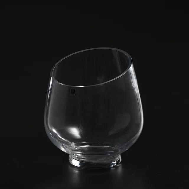 Glass candlestick