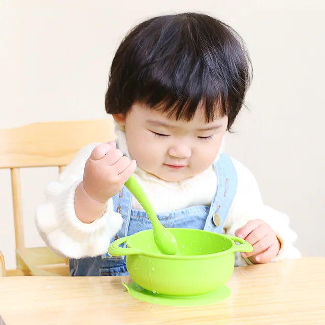 Non-slip baby feeding bowl silicone suction bowls