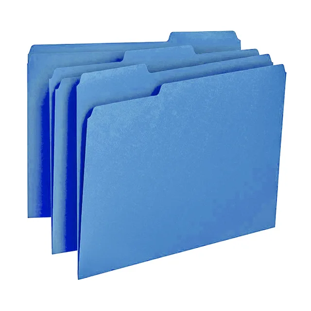 Paper File Folder with Tab