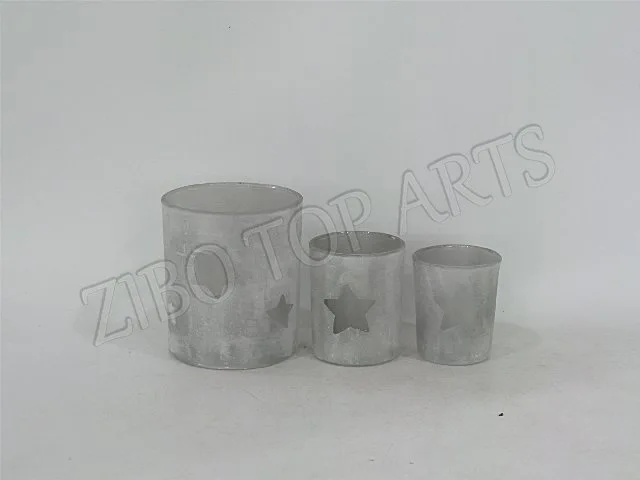 Glass Candle Holder