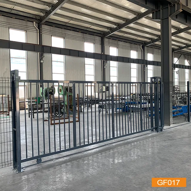 Powder coating garden sliding gate