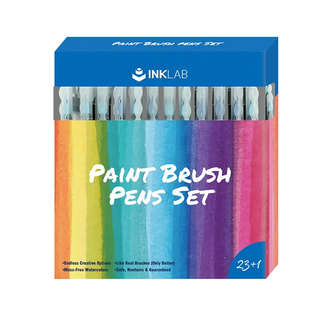 Paint brush pens set
