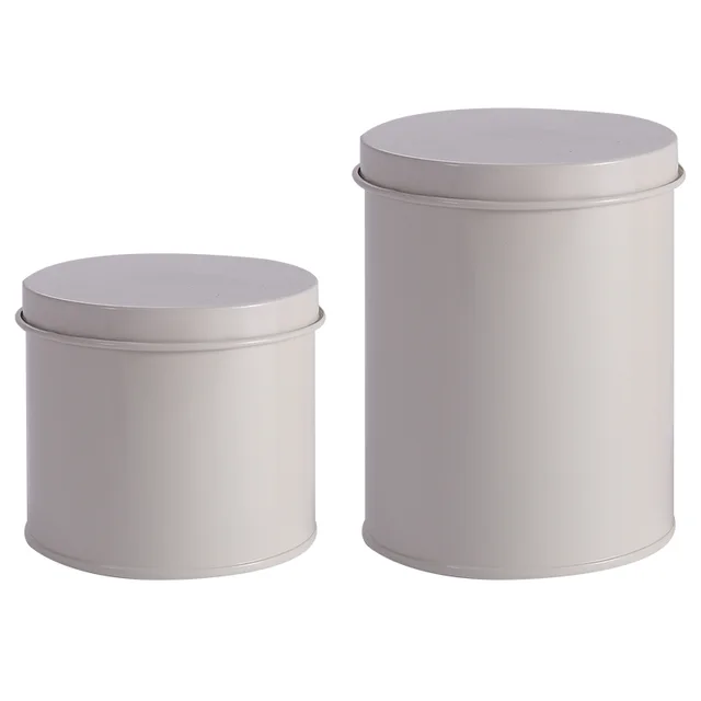 Modern Design Metal Kitchen Storage Tea Coffee Sugar Canisters with Lid