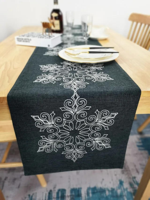 Embroidered Table Runner